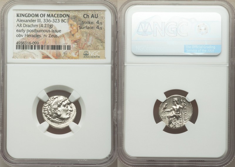 MACEDONIAN KINGDOM. Alexander III the Great (336-323 BC). AR drachm (17mm, 4.21 ...