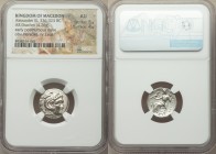 MACEDONIAN KINGDOM. Alexander III the Great (336-323 BC). AR drachm (16mm, 4.26 gm, 1h). NGC AU 5/5 - 4/5. Posthumous issue of Lampsacus, ca. 310-301 ...