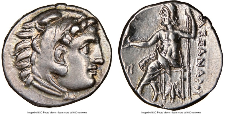 MACEDONIAN KINGDOM. Alexander III the Great (336-323 BC). AR drachm (17mm, 10h)....