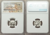 MACEDONIAN KINGDOM. Alexander III the Great (336-323 BC). AR drachm (17mm, 12h). NGC XF. Posthumous issue of 'Colophon', ca. 310-301 BC. Head of Herac...