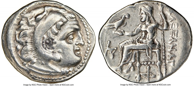 MACEDONIAN KINGDOM. Alexander III the Great (336-323 BC). AR drachm (19mm, 12h)....