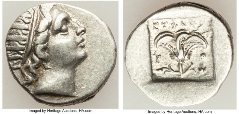 CARIAN ISLANDS. Rhodes. Ca. 88-84 BC. AR drachm (15mm, 2.14 gm, 12h). Choice VF....