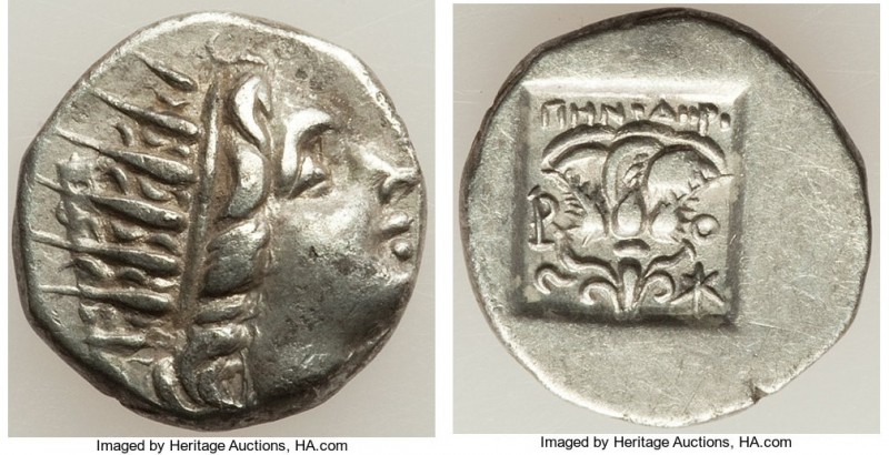 CARIAN ISLANDS. Rhodes. Ca. 88-84 BC. AR drachm (15mm, 2.46 gm, 12h). Choice VF....