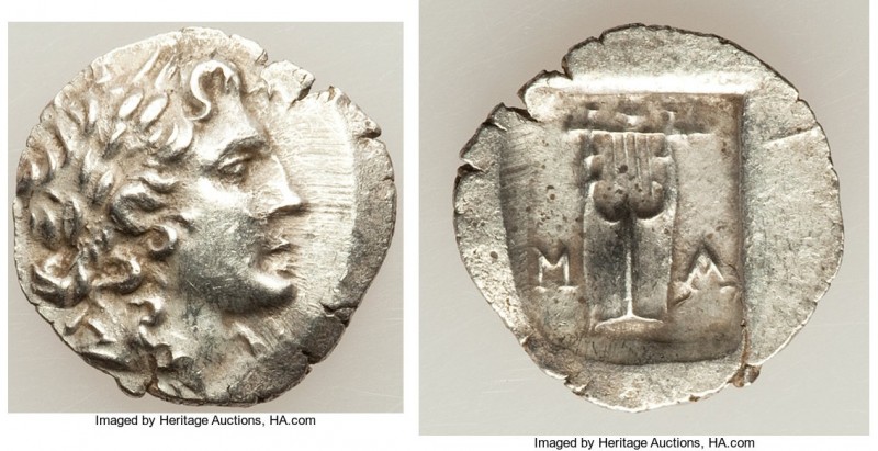 LYCIAN LEAGUE. Masicytes. Ca. 48-20 BC. AR hemidrachm (15mm, 1.46 gm, 12h). AU. ...