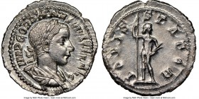 Gordian III (AD 238-244). AR denarius (21mm, 3.50 gm, 10h). NGC MS 4/5 - 4/5. Rome, AD 241-243. IMP GORDIANVS PIVS FEL AVG, laureate, draped, cuirasse...
