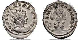 Gallienus (AD 253-268). BI antoninianus (23mm, 12h). NGC Choice VF, brushed. Lugdunum. GALLIENVS P F AVG, radiate, cuirassed bust of Gallienus right, ...