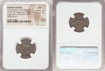 Constantinople Commemorative (ca. AD 330-340). AE3 or BI nummus (17mm, 2.60 gm, 6h). NGC MS 5/5 - 3/5. Lugdunum, 2nd officina, AD 330-331, struck unde...