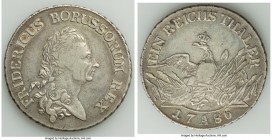 Pair of Uncertified Assorted Talers XF, 1) Prussia. Friedrich II Taler 1786-A - Berlin mint, KM332.1. 37.5mm. 21.89gm 2) Saxony. Anton Taler 1832-S - ...