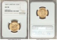 Victoria gold Sovereign 1869 AU58 NGC, KM736.2, S-3853. Die # 22. AGW 0.2355 oz. 

HID09801242017

© 2020 Heritage Auctions | All Rights Reserved