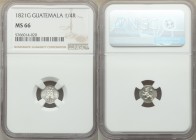 Ferdinand VII 1/4 Real 1821-G MS66 NGC, Nueva Guatemala mint, KM72. 

HID09801242017

© 2020 Heritage Auctions | All Rights Reserved