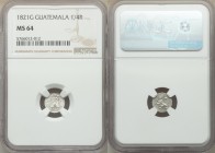 Ferdinand VII 1/4 Real 1821-G MS64 NGC, Nueva Guatemala mint, KM72. 

HID09801242017

© 2020 Heritage Auctions | All Rights Reserved