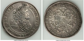 Leopold I Taler 1692-KB XF (Cleaned), Kremnitz mint, KM214.3, Dav-3262. Dealer tags included. 

HID09801242017

© 2020 Heritage Auctions | All Rig...