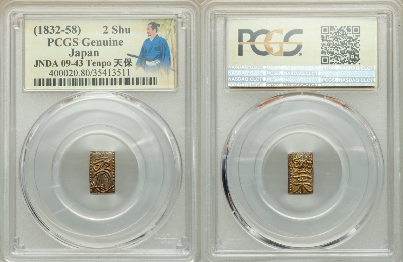 4-Piece Lot of Certified Assorted Issues Genuine PCGS, 1) Tempo gold 2 Shu ND (1...