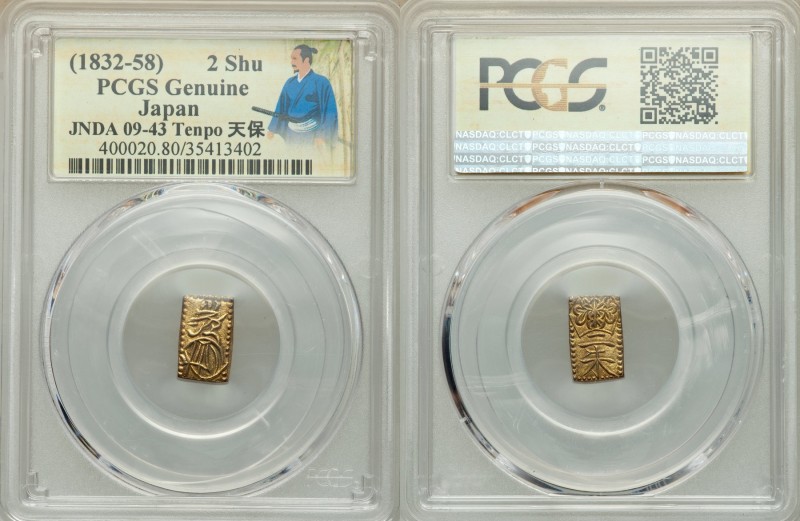 4-Piece Lot of Certified Assorted Issues Genuine PCGS, 1) Tempo gold 2 Shu ND (1...