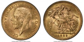 George V gold Sovereign 1929-SA MS63 PCGS, Pretoria mint, KM-A22.

HID09801242017

© 2020 Heritage Auctions | All Rights Reserved