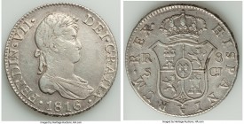Ferdinand VII 8 Reales 1816 S-CJ XF, Seville mint, KM466.4, Dav-323. 38.1mm. 26.93gm. Includes dealer tag. 

HID09801242017

© 2020 Heritage Aucti...