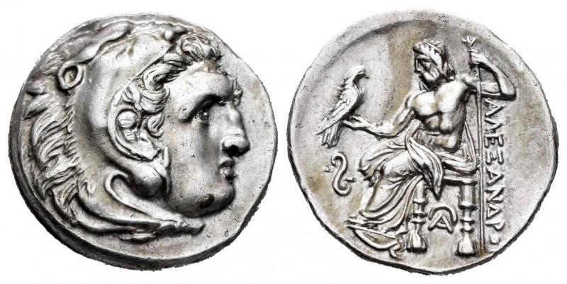 Imperio Macedonio. Alejandro III Magno. Dracma. 336-323 a.C. Lampsakos. (Price-1...