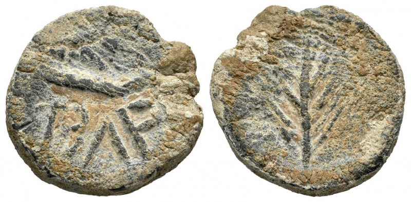 Baesuri. Plomo monetiforme. 120-20 a.C. Castro Marín (Portugal). (Abh-179). (Gom...