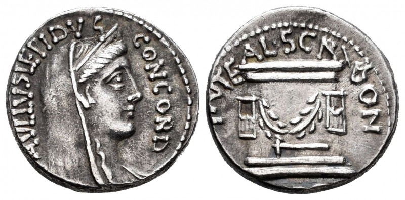 Aemilia. Denario. 62 a.C. Roma. (Ric-85). (Craw-417/1a). Anv.:  PAVLLVS LEPIDVS ...
