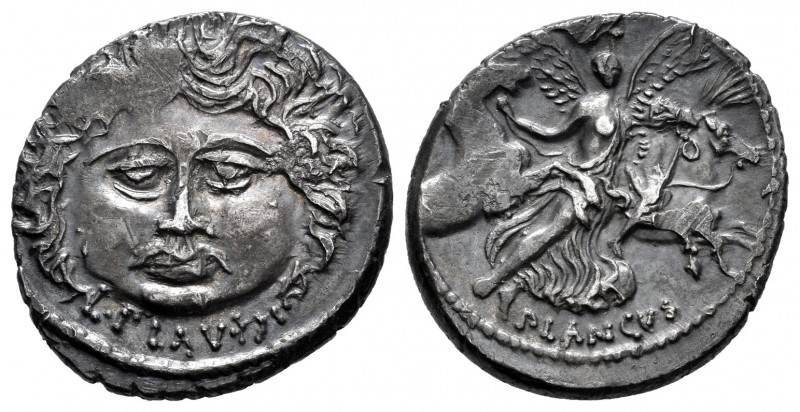 Plautia. Denario. 47 a.C. Roma. (Ffc-1006). (Craw-453/1c). (Cal-1133). Anv.: Más...
