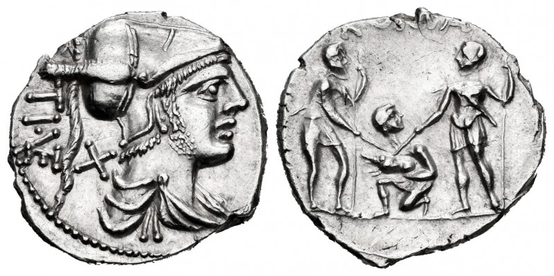 Veturia. Denario. 137 a.C. Italia Central. (Ffc-1186). (Craw-234/1). (Cal-1344)....