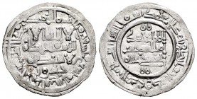 Califato. Muhammadl II. Dirham. 399 H. Al Andalus. (Vives-681). (Prieto-1). Ag. 2,78 g. Citando a Yahwar en IA. Buen ejemplar. EBC-. Est...100,00. // ...