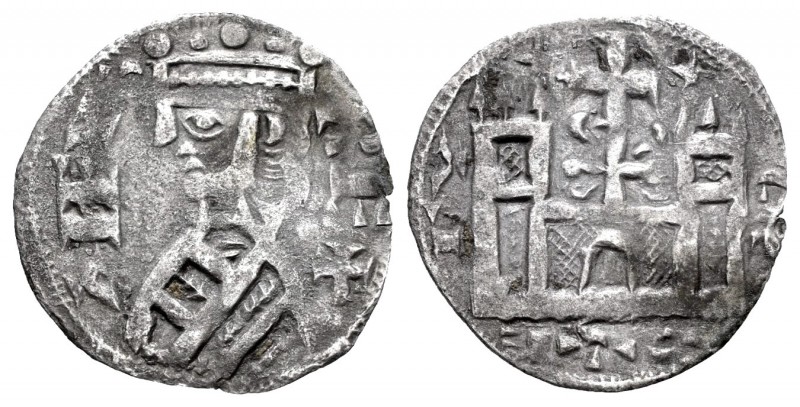 Reino de Castilla y León. Alfonso VIII (1158-1214). Dinero. (Bautista-312.3). Ve...