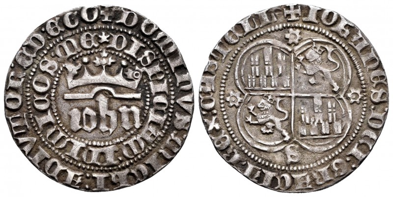 Reino de Castilla y León. Juan II (1406-1454). 1 real. Sevilla. (Bautista-799). ...