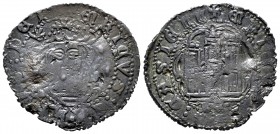 Reino de Castilla y León. Enrique IV (1454-1474). Cuartillo. ¿Benavente?. (Bautista-1001). 3,94 g. Marca de ceca BE bajo el castillo. Muy rara, pocos ...