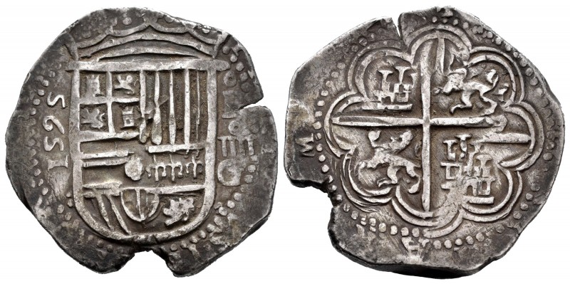 Felipe II (1556-1598). 4 reales. 1595. Granada. F. (Cal 2008-303). (Cal 2019-491...