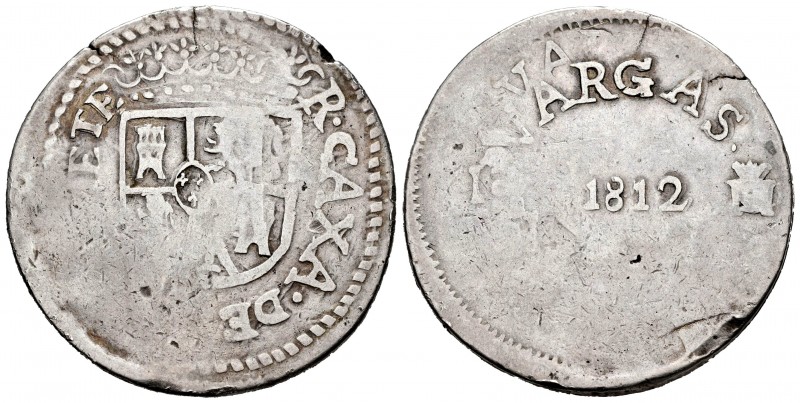 Fernando VII (1808-1833). 8 reales. 1812. Sombrerete de Vargas. (Cal 2019-1427)....