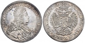 Austria. Karl VI. 1 thaler. 1716. Hall. (Km-1570). (Dav-1051). Anv.: CAROLUS . VI. D. G: ROM: IMP. S: A:G: HI:HU. B: REX . Rev.: ARCHIDUX. AVSTRIAE. D...