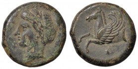 GRECHE - SICILIA - Siracusa - Terza Repubblica (344-317 a.C.) - Emidracma - Testa di Persefone a s. /R Protome di Pegaso a s. Mont. 5109; S. Ans. 530 ...