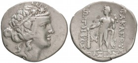 GRECHE - ISOLE DELLA TRACIA - Thasos - Tetradracma - Testa diademata di Dioniso a d. /R Ercole con clava e pelle di leone Sear 1759 (AG g. 16,4)
bel ...