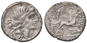 ROMANE REPUBBLICANE - AELIA O ALLIA - C. Allius Bala (92 a.C.) - Denario - Testa diademata di Diana a d. /R Diana su biga di cervi verso d.; sotto, gr...