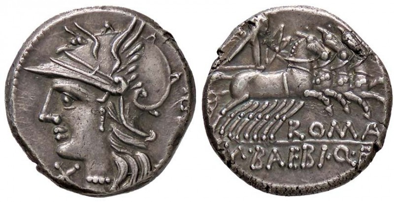 ROMANE REPUBBLICANE - BAEBIA - M. Baebius Q. f. Tampilus (137 a.C.) - Denario - ...