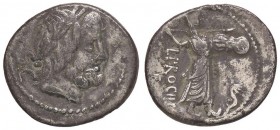 ROMANE REPUBBLICANE - PROCILIA - L. Procilius (80 a.C.) - Denario - Testa di Giove a d. /R Giunone Sospita andante a d. brandisce una lancia e uno scu...