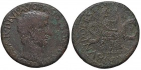 ROMANE IMPERIALI - Tiberio (14-37) - Asse - Testa a d. /R Livia velata seduta a d. con patera e scettro C. 17 (AE g. 10,17)
qBB
