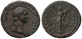 ROMANE IMPERIALI - Domiziano (81-96) - Asse - Busto laureato a d. con l'egida /R La Fortuna stante a s. con timone e cornucopia (AE g. 9,65)
BB+