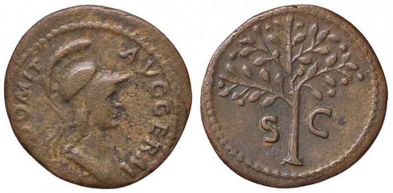 ROMANE IMPERIALI - Domiziano (81-96) - Quadrante - Busto di Pallade a d. /R SC e...