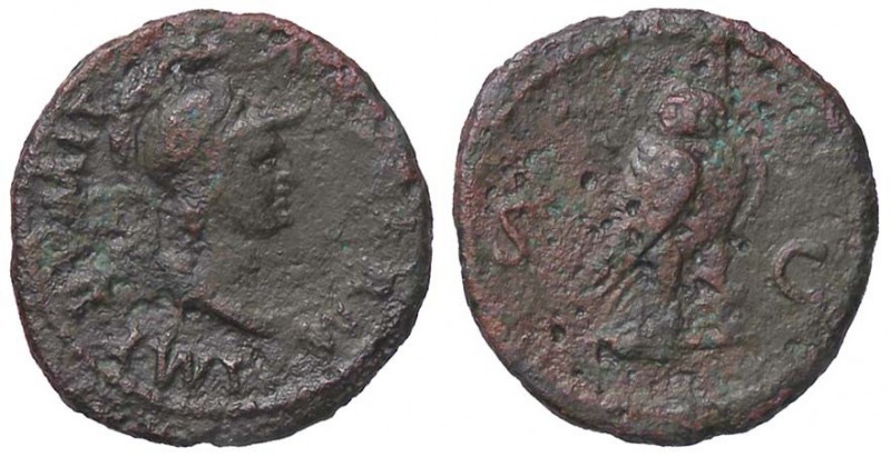 ROMANE IMPERIALI - Domiziano (81-96) - Quadrante - Busto di Minerva a d. /R Cive...
