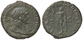 ROMANE IMPERIALI - Traiano (98-117) - Asse - Busto laureato a d. /R La Speranza andante a s. con un fiore e si alza la veste C. 460 (AE g. 12,81)
BB