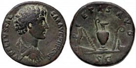 ROMANE IMPERIALI - Marco Aurelio (161-180) - Sesterzio - Testa a d. /R Strumenti sacrificali C. 454 (AE g. 24,99)
BB/BB+