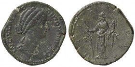 ROMANE IMPERIALI - Lucilla (moglie di L. Vero) - Sesterzio - Busto a d. /R L'Ilaritas stante a s. con palma e cornucopia C. 31 (AE g. 26,14) Ex asta d...