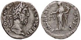 ROMANE IMPERIALI - Commodo (177-192) - Denario - Busto laureato a d. /R L' Equità stante a s. con bilancia e cornucopia (AG g. 2,96)
bel BB