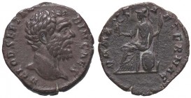 ROMANE IMPERIALI - Clodio Albino (193-195) - Denario - Testa a d. /R Roma seduta a s. con palladio e scettro, dietro uno scudo C. 61; RIC 11a (AG g. 3...
