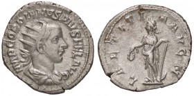 ROMANE IMPERIALI - Gordiano III (238-244) - Antoniniano - Busto radiato, drappeggiato e corazzato a d. /R La Letizia stante a s. con corona e ancora C...