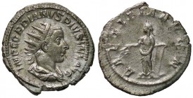 ROMANE IMPERIALI - Gordiano III (238-244) - Antoniniano - Busto radiato, drappeggiato e corazzato a d. /R La Letizia stante a s. con corona e ancora C...