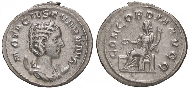 ROMANE IMPERIALI - Otacilia Severa (moglie di Filippo I) - Antoniniano - Busto d...