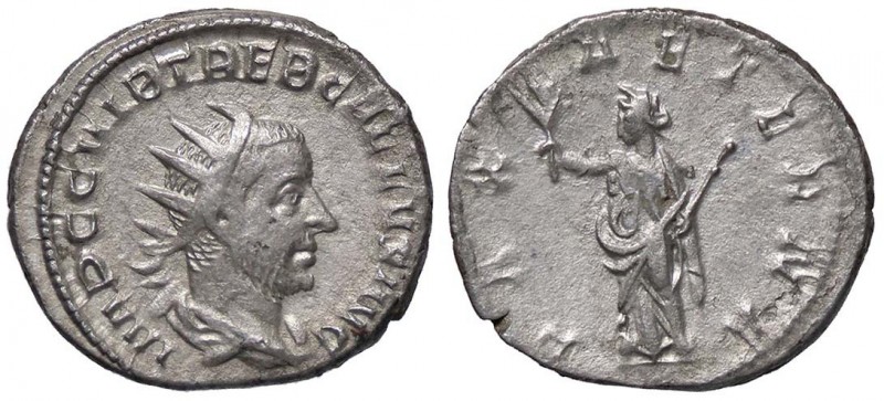 ROMANE IMPERIALI - Treboniano Gallo (251-253) - Antoniniano - Busto radiato e dr...